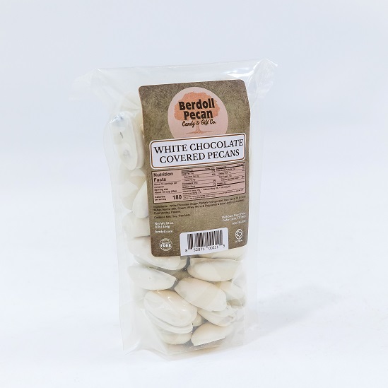 WHITE CHOCOLATE COVERED PECANS